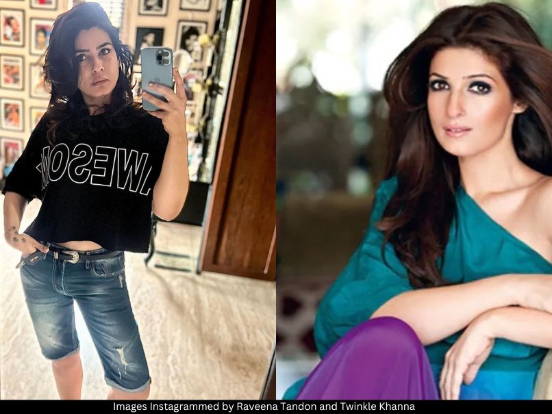 Raveena and Twinkle 