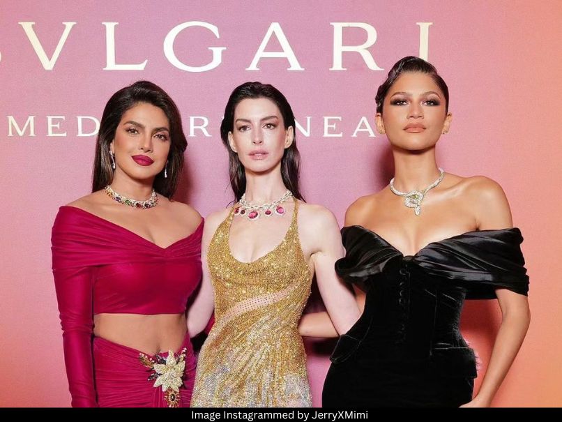 Priyanka Chopra, Anne Hathway and Zendaya 