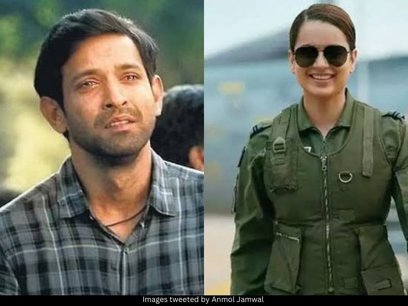 Vikrant Massey and Kangana Ranaut 