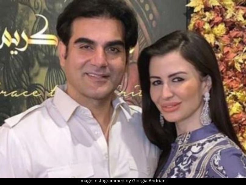 Arbaaz and Giorgia 