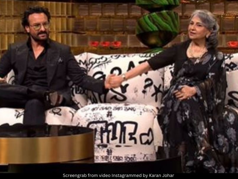 Saif Ali Khan and Sharmila Tagore 