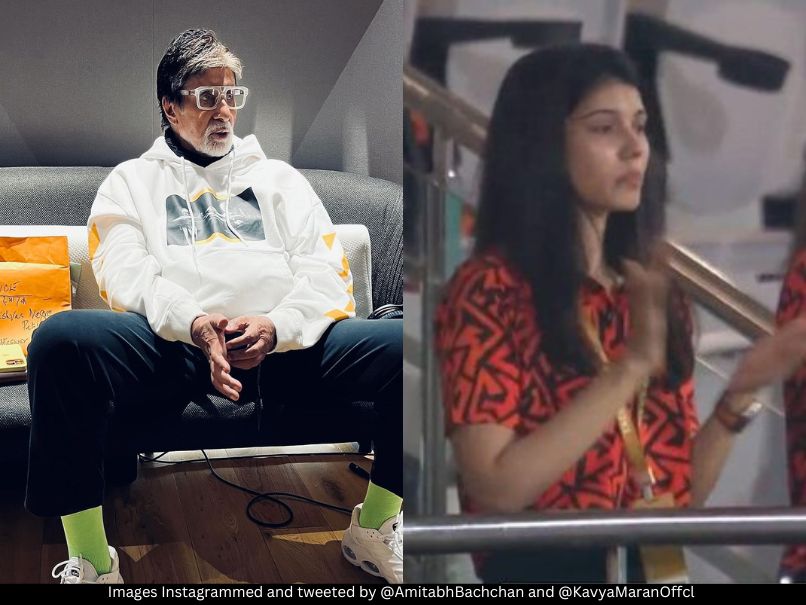 Amitabh Bachchan and Kavya Maran 