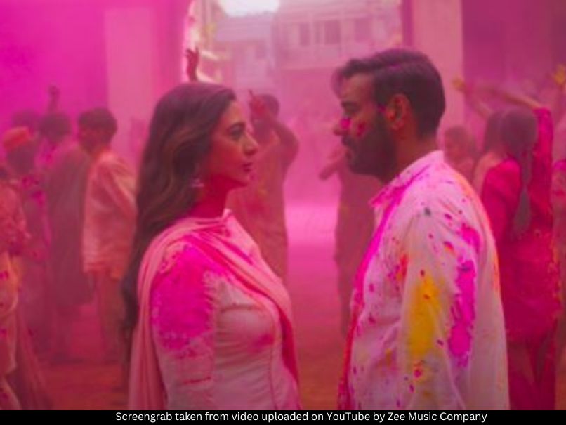 Ajay Devgn and Tabu 
