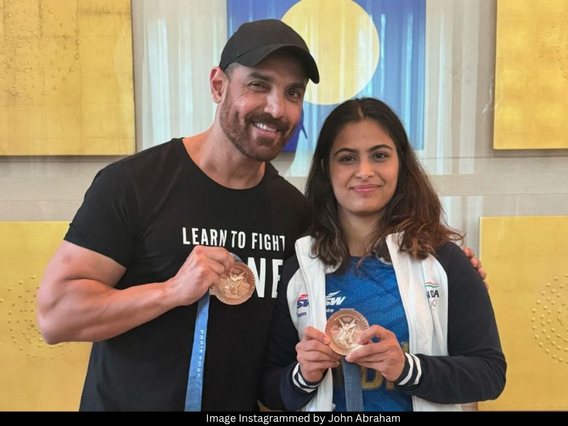 John Abraham and Manu Bhaker 