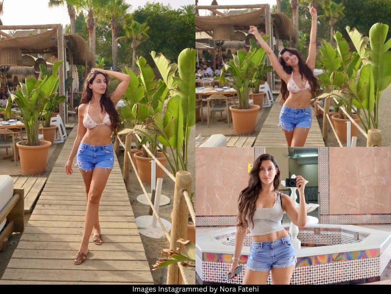 Nora Fatehi has shared a stunning Spain dump.