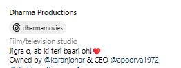 Dharma Productions 