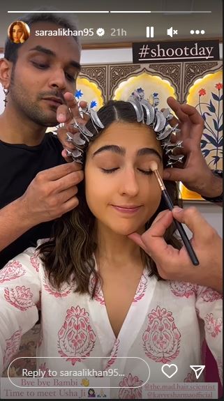 Sara Ali Khan shoot