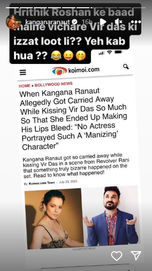 Kangana Ranaut Vir Das