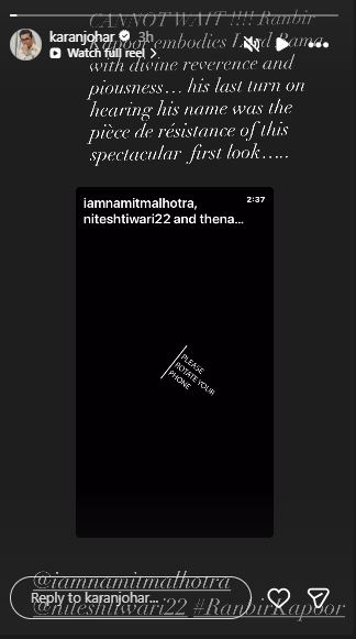 Karan IG Story