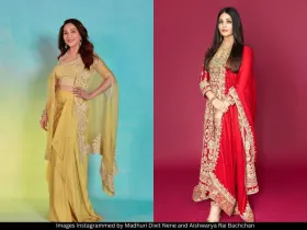 Madhuri Dixit and Aishwarya Rai Bachchan 