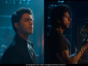 Aryan Khan and SRK 