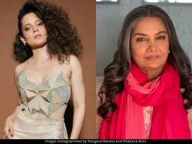 Kangana Ranaut and Shabana Azmi 