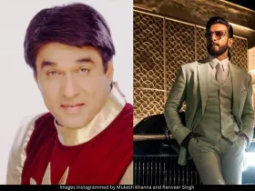 Mukesh Khanna and Ranveer Singh 