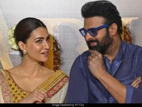 Kriti Sanon and Prabhas 