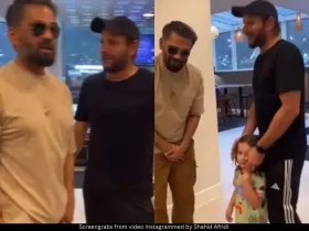 Suniel Shetty Shahid Afridi 