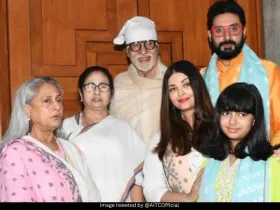 Big B, Mamata Banerjee 