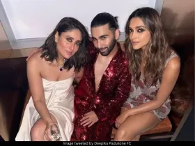 Deepika Padukone, Orry and Kareena Kapoor 