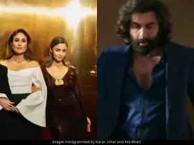 Kareena Kapoor, Alia Bhatt and Ranbir Kapoor 