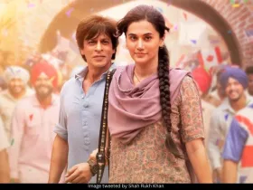 Shah Rukh Khan and Taapsee Pannu 