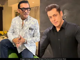 Abhijeet and Salman Khan 