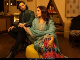 Ali Fazal and Richa Chadha 