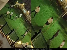 SRK, AbRam and football 