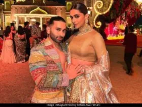Orry and Deepika Padukone 