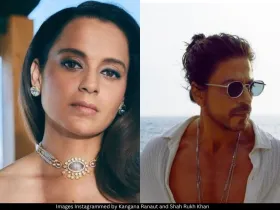 Kangana Ranaut and SRK 