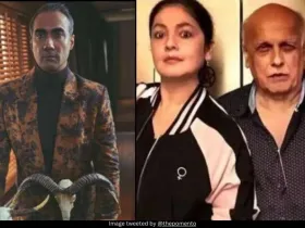 Ranvir Shorey, Mahesh Bhatt and Pooja Bhatt 