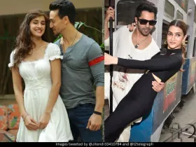 Disha Patani, Tiger Shroff, Varun Dhawan and Kriti Sanon 
