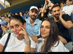 Kareena Kapoor, Neha Dhupia, Angad Bedi and John Abraham 