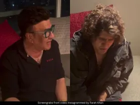 Anu Malik and Sonu Nigam 