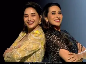 Madhuri Dixit and Karisma Kapoor 