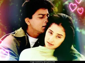 Manisha Koirala and SRK 