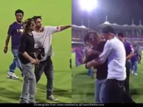 Aryan Khan and SRK 