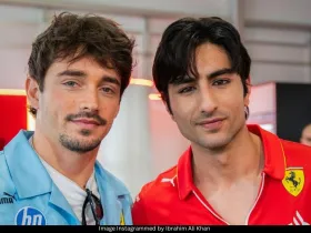 Charles LecLerc and Ibrahim Ali Khan 