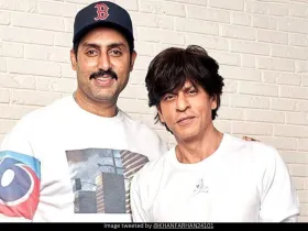Abhishek Bachchan and SRK