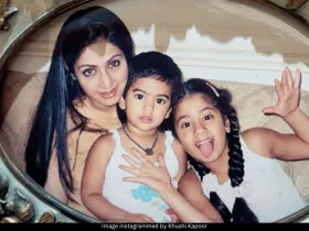 Sridevi, Khushi Kapoor and Janhvi Kapoor 