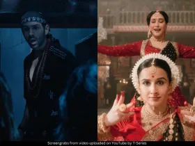Kartik Aaryan, Vidya Balan and Madhuri Dixit 