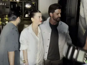 Saba Azad and Hrithik Roshan 