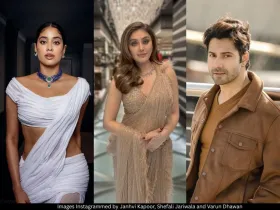 Janhvi Kapoor Shefali Jariwala Varun Dhawan