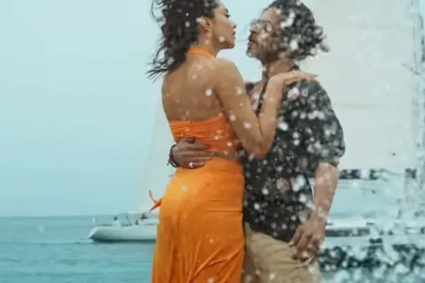 Deepika Padukone and Shah Rukh Khan