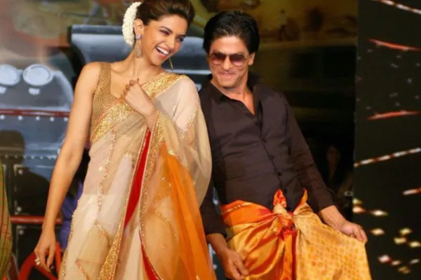 Deepika Padukone and Shah Rukh Khan 