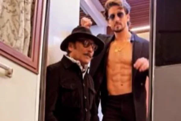 Jackie Shrof and Tiger Shroff 