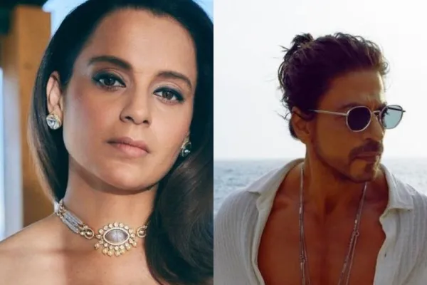 Kangana Ranaut and SRK 