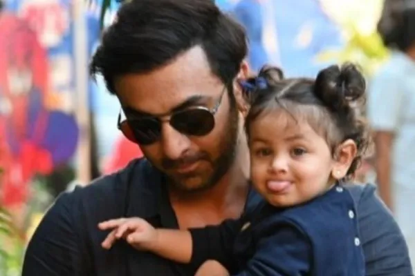 Ranbir Kapoor and Raha 