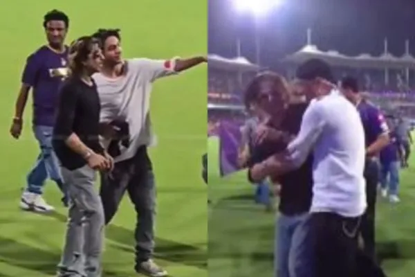 Aryan Khan and SRK 