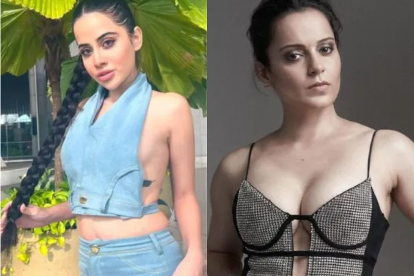 Uorfi Javed and Kangana Ranaut 