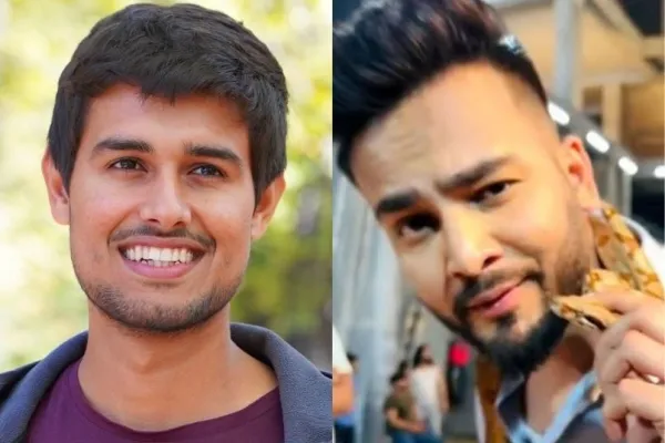 Dhruv Rathee and Elvish Yadav 