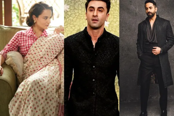 Kangana Ranaut, Ranbir Kapoor and Ayushmann Khurrana 